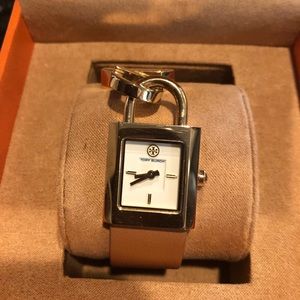 Tory Burch Surrey Luggage Gold Watch